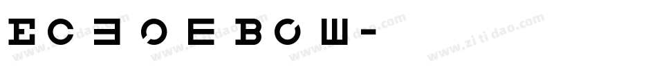 Eyechart Bold字体转换